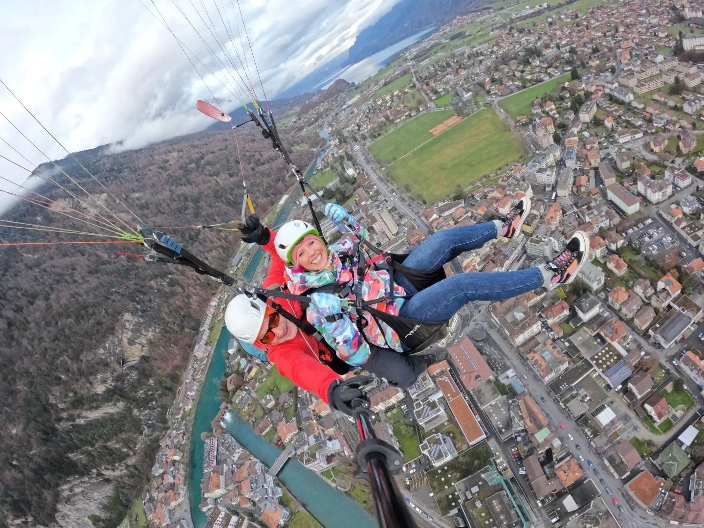 Paragliding adventure